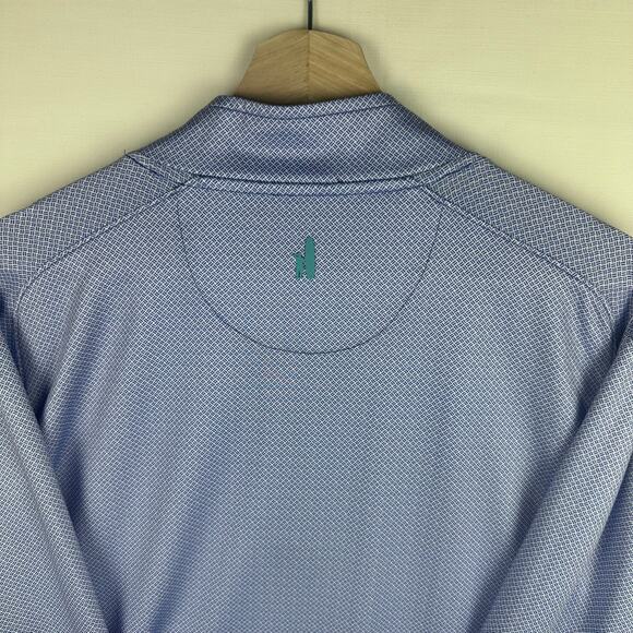 Johnnie O Men's Size L Quarter Zip Long Sleeve All over Print - Picture 2 of 9